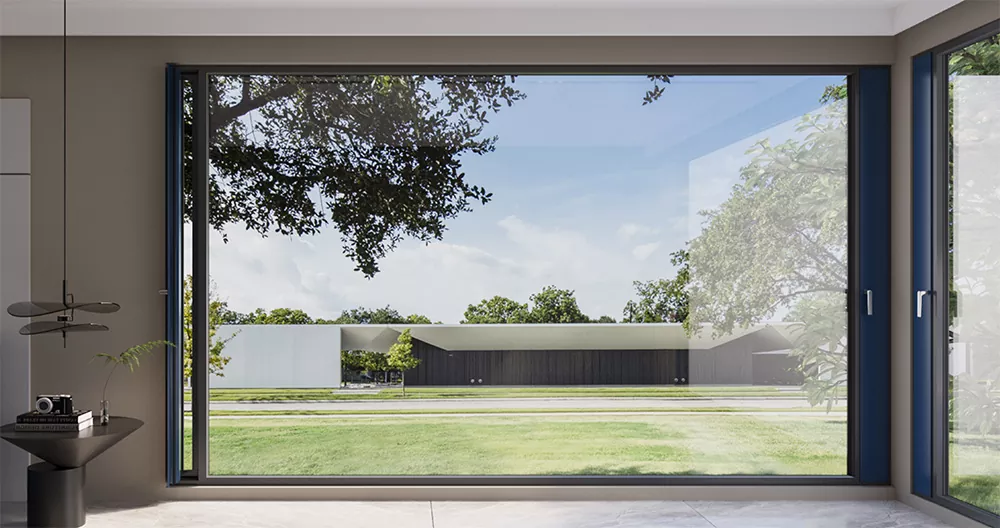 আধুনিক আবাসিক ও বাণিজ্যিক ভবনের জন্য উদ্ভাবনী মাইক্রো ভেন্টিলেশন অ্যালুমিনিয়াম উইন্ডোজ